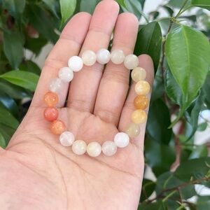 Multicolor Jade Beaded Bracelet